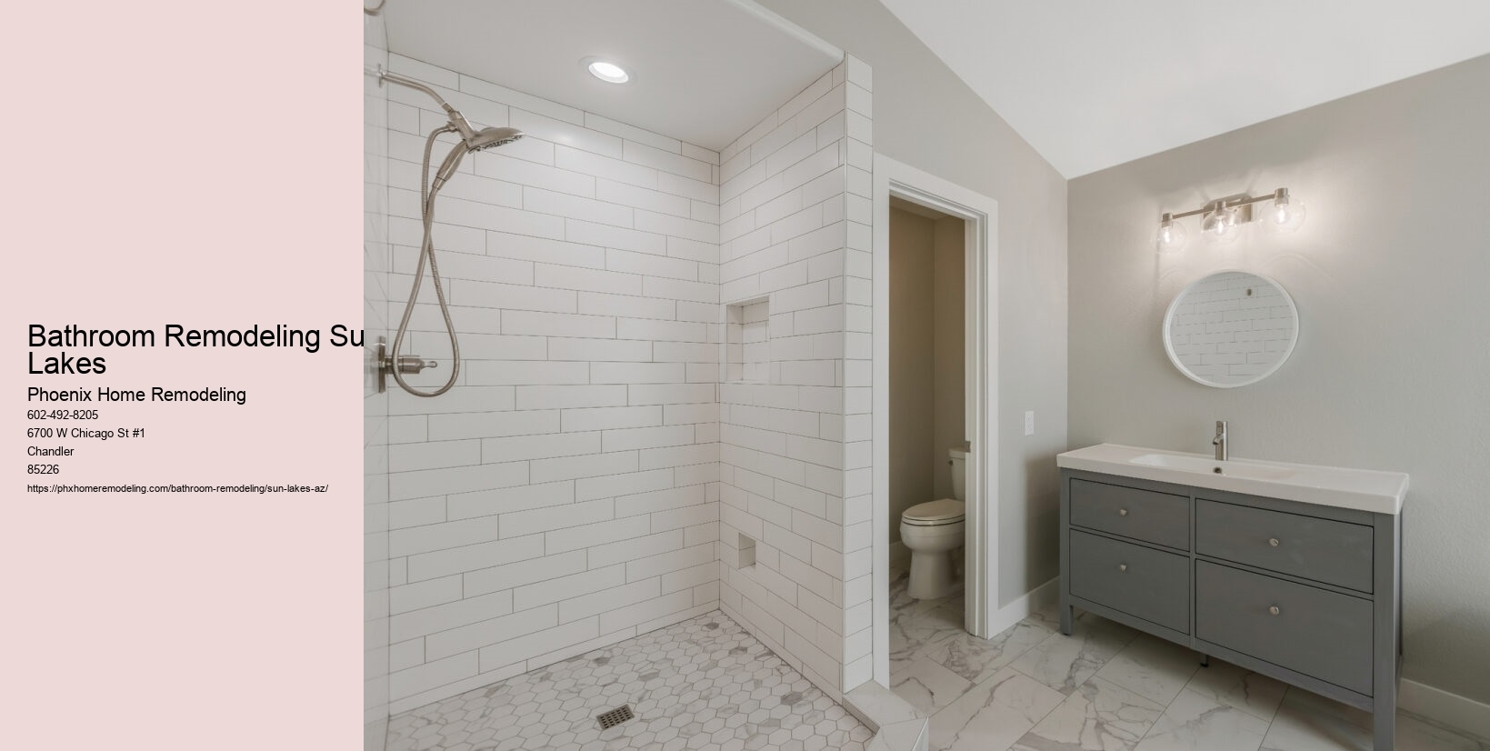 Bathroom Remodeling Sun Lakes