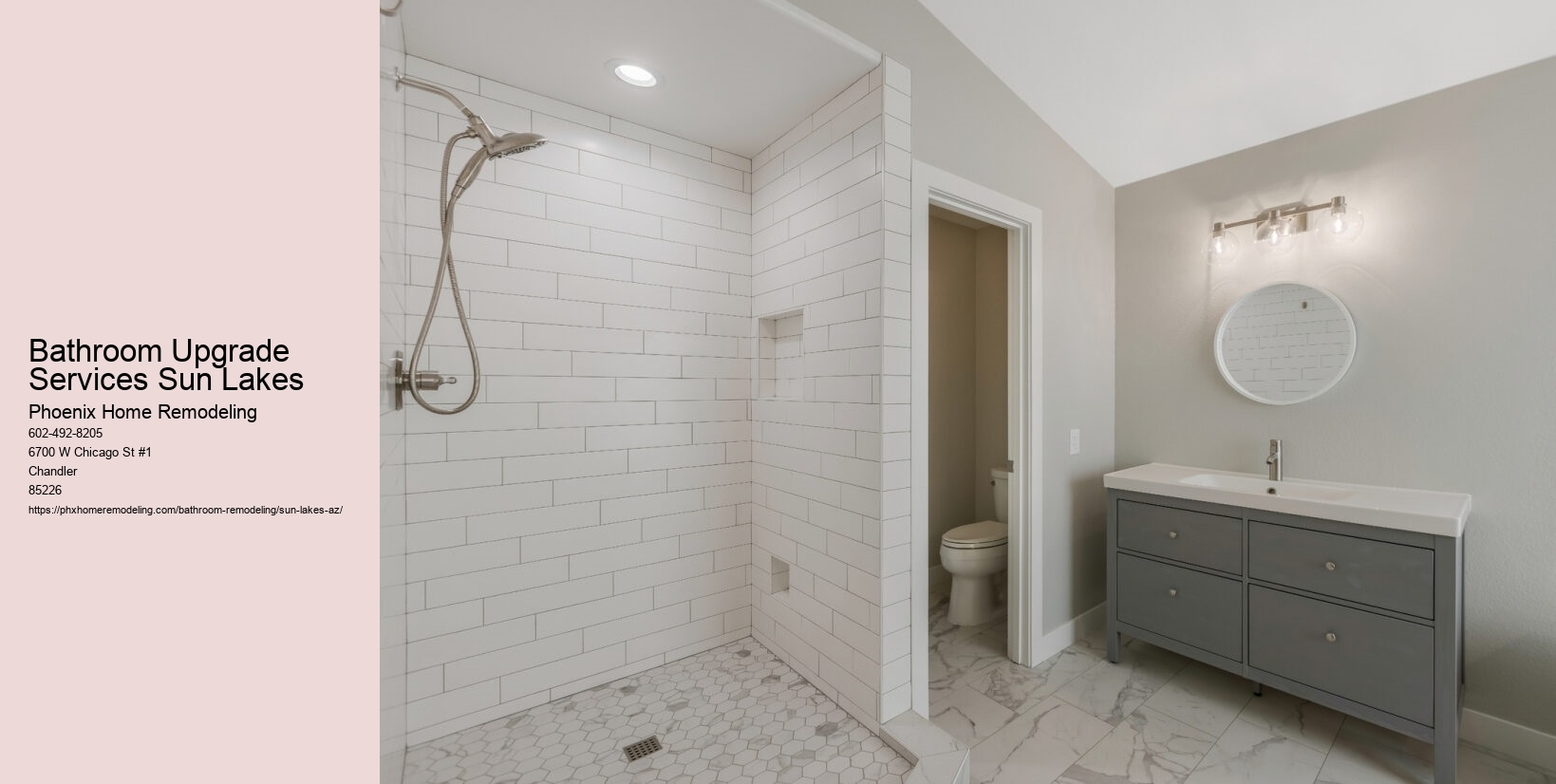 Bathroom Upgrade Services Sun Lakes