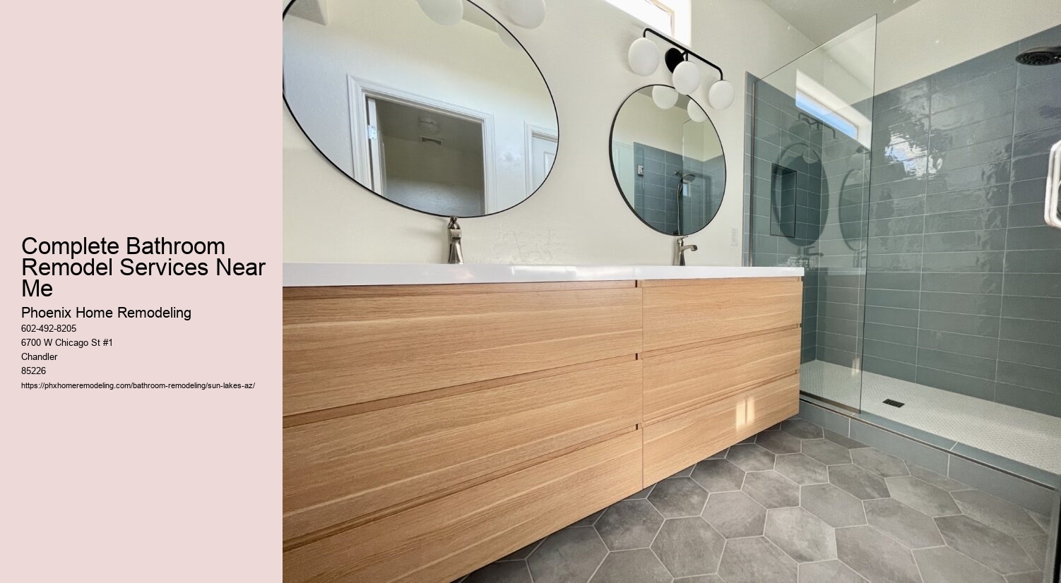 Complete Bathroom Remodel Services Near Me